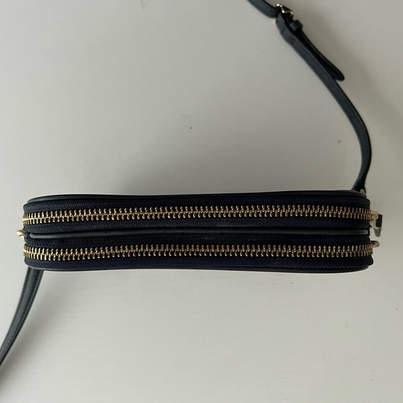 Coach - Navy - Crossbody Bag - Double Pocket - Leather - Picture 11 of 11